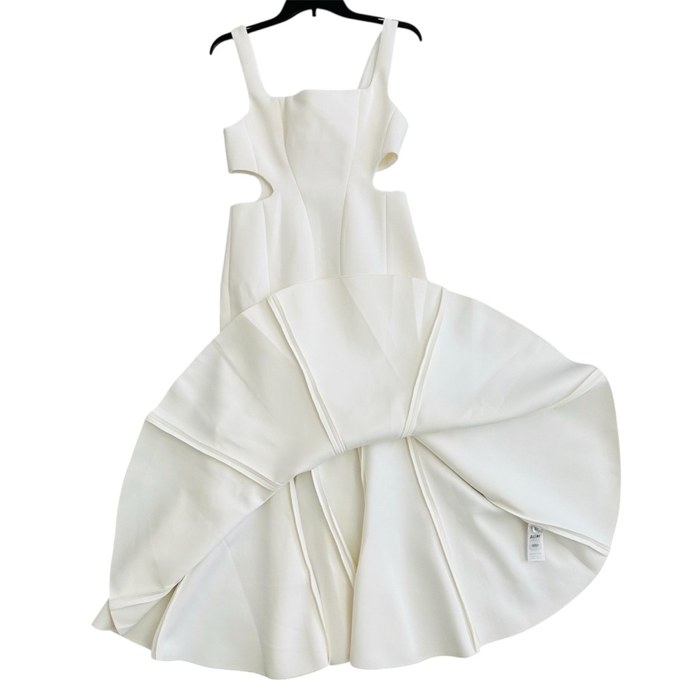 NWT Acler Paracombe Midi Fit N Flare Flute Cream Dress size AU 10 | US 6 Bridal - Picture 9 of 16